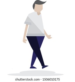 big fat boy graphic vector