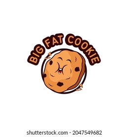 big fat cookie template illustration