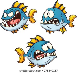 2,735 Evil Fish Cartoon Images, Stock Photos & Vectors | Shutterstock