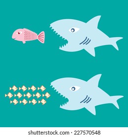 big fish eat little fish