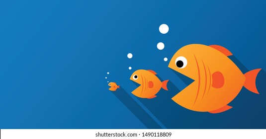 fish eating fish clip art