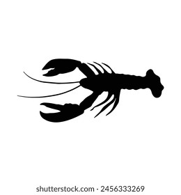 Big Fish silhouette in line art style. Fish vector by hand drawing. Fish tattoo on white background. Black and white fish vector on white background. Marine animal illustration. Marine life animal