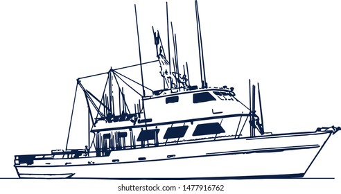 Big Fishing Boat / Tug Boat