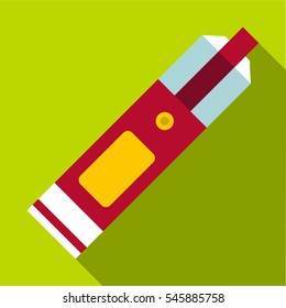 Big flashlight icon. Flat illustration of big flashlight vector icon for web