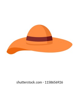 Big Floppy Hat Summer Stuff Illustration Graphic Design