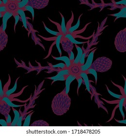 Große Blumen. Muster. für Linen, Print,