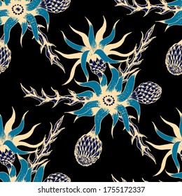 Große Blumen. Muster. für Print, Tablecloth,