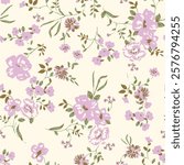 Big flowers pattern, upscale floral pattern. graphical textures floral, trendy colors pattern , flowers background with leaves. vector illustration,tropical,monochrome