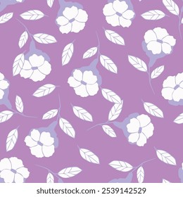 Patrón de flores grandes, patrón floral de lujo. texturas gráficas florales, patrón de colores de moda, fondo de flores con hojas. Ilustración vectorial.