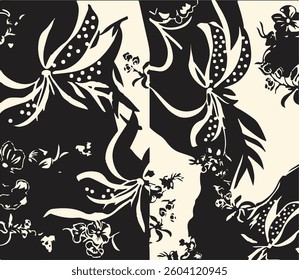 Big flower,Seamless watercolor floral pattern, Flowers patterns. Seamless floral backdrop, floral seamless pattern,