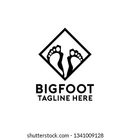Big Foot Logo Design Stock Vector (Royalty Free) 1341009128 | Shutterstock