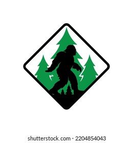 BIG FOOT LOGO DESIGN VECTOR