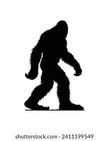 BIG FOOT SILHOUETTE VECTOR design