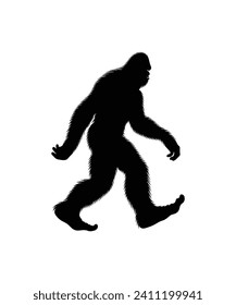 BIG FOOT SILHOUETTE VECTOR ILLUSTRATION
DESIGN
