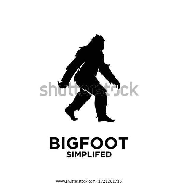 Big foot yeti logo icon\
design