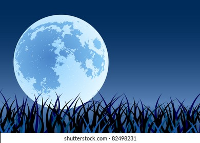 Big full beautiful moon