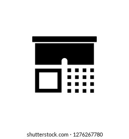 Big Genomic Data Visualization - DNA Test, Barcoding, Genome Map Architecture - Vector Graphic Template vector icon