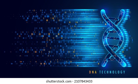 Big genomic data visualization. DNA test, genom map. Graphic concept for your design