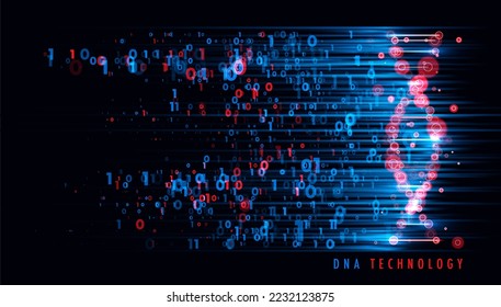 Gran visualización de datos genómicos. Prueba de ADN, mapa del genoma. Concepto gráfico para su diseño