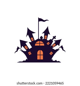 Big Ghost House Vector Clip Art And Illustration Design. Hi-Quality Premium Horror Style House Design, Simple 2D Style Best Quality Design,
Free Download With Vector File.