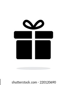 Big gift box icons on white background. Vector illustration. Vector illustration.