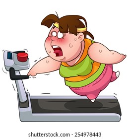 Big girl vector art and illustration.