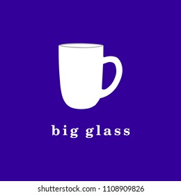 big glass vector design illustration