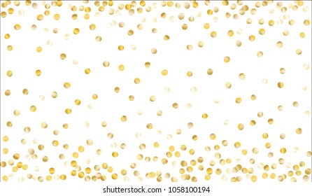 Big Gold Confetti Festive Texture Sparkles Stock Vector (Royalty Free ...