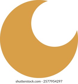 The Big Gold Crescent for Islamic Event