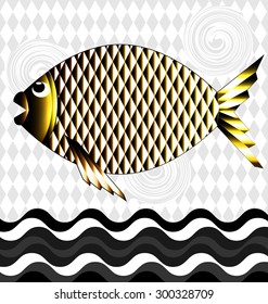 big golden fish