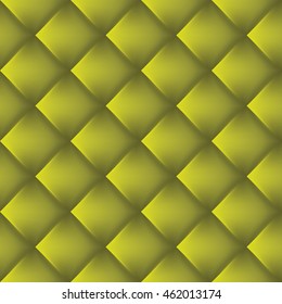 big gradient yellow diamond shaped in square tiles, vector illustration seamless pattern