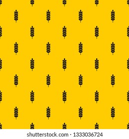 Big grain spike pattern seamless vector repeat geometric yellow for any design