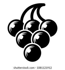 Big grape icon. Simple illustration of big grape vector icon for web