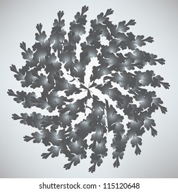 Big gray flower