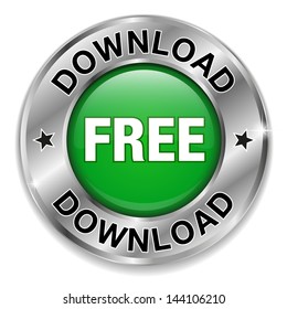 Big green free download button