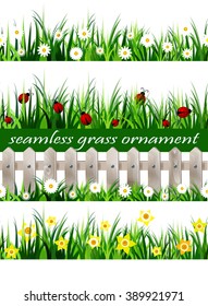 Big Green Grass seamless set