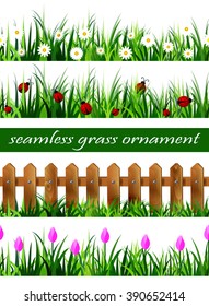Big Green Grass seamless set