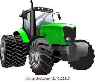 Big green tractor big tires