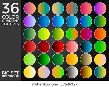 Big Group Abstract Creative Concept Vector Gradient Color, Textures Eps 10