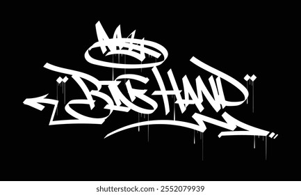 BIG HAND graffiti tag style design