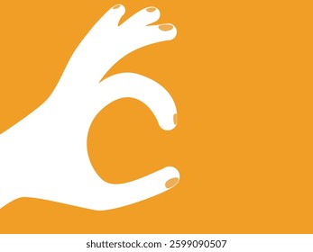Big hand is making a grab gesture