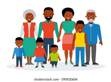 9,528 African american family Stock Vectors, Images & Vector Art ...