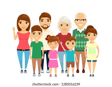 Character Woman Different Ages Generation People Stock Vector (Royalty ...