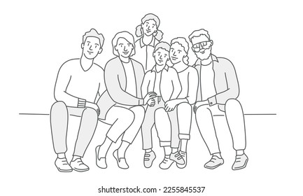 family drawing sketch｜TikTok Search