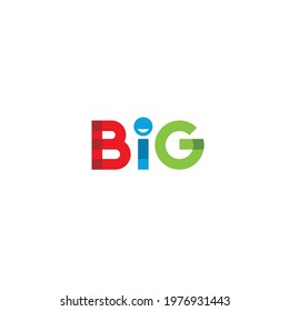 Big and Happy People logo or wordmark design