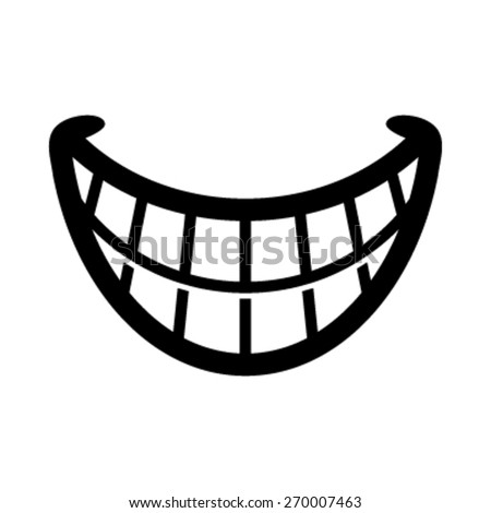 Download Big Happy Toothy Cartoon Smile Vector Stock Vector ...