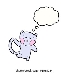 Cartoon mit Großkopfkater