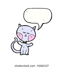 caricatura de gato gordo