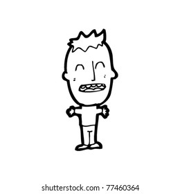 caricatura de gran cabeza