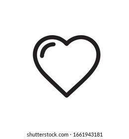 Big Heart Icon trendy and modern placeholder symbol for logo, web, app, UI.